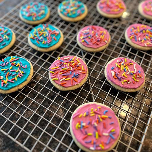 Frosted Sugar Cookies