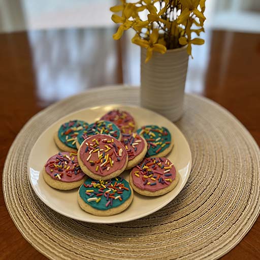 Frosted Sugar Cookies