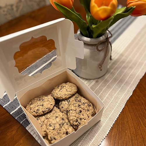 GF Mini Oatmeal Chocolate Chip Cookies