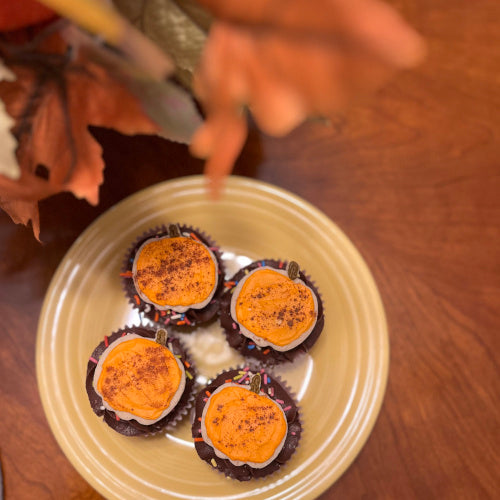 Cupcake Add-On: Mini Frosted Sugar Cookie Toppers