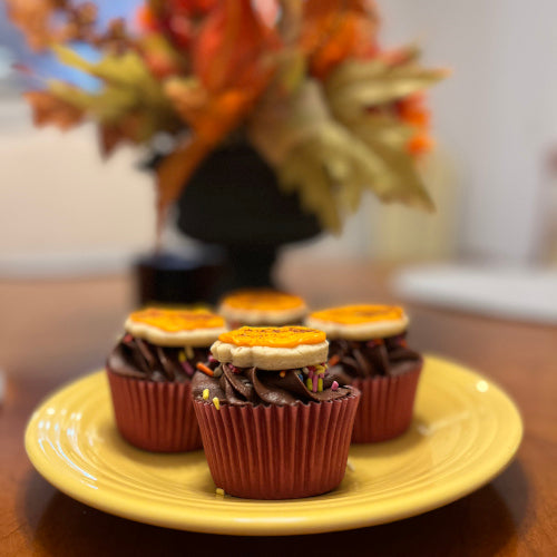 Cupcake Add-On: Mini Frosted Sugar Cookie Toppers