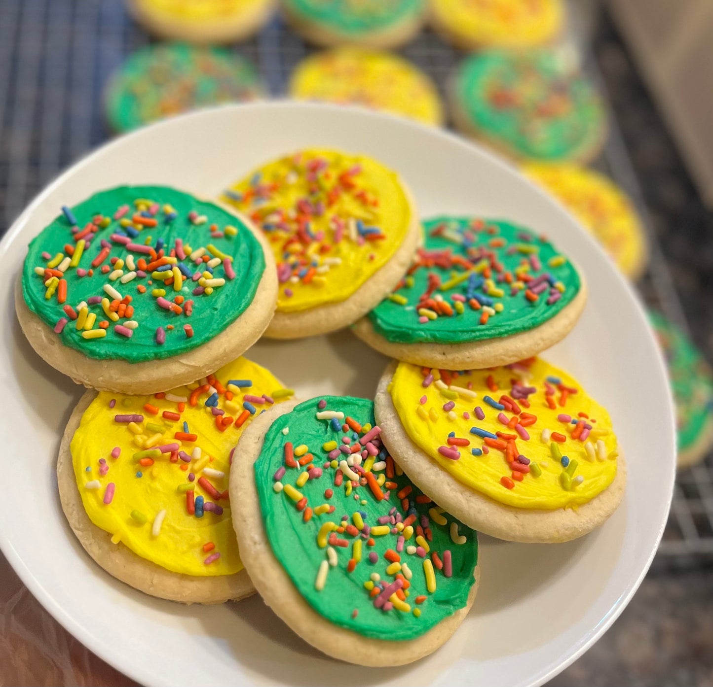 Frosted Sugar Cookies