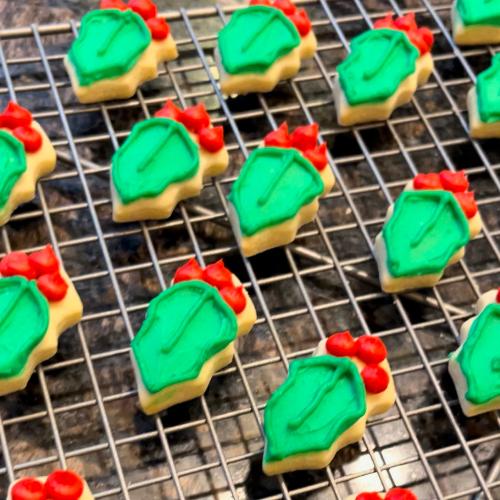 Cupcake Add-On: Mini Frosted Sugar Cookie Toppers