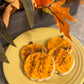 Pumpkin-Shaped Frosted Sugar Cookies